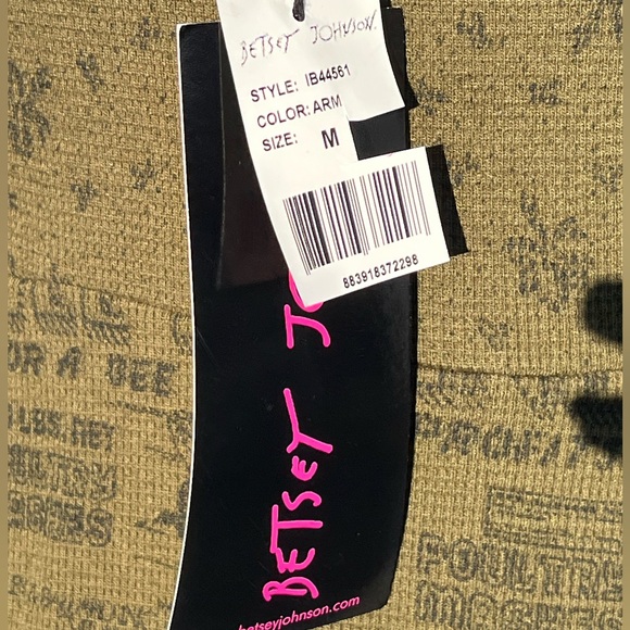 Betsey Johnson Y2K VINTAGE Waffle Knit Bee Brand Skater Dress NWT - Picture 9 of 10